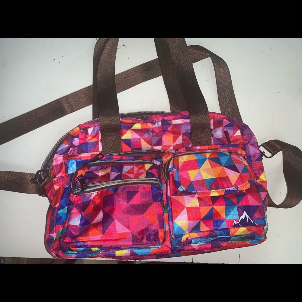 Kaleidoscope color weekender/purse